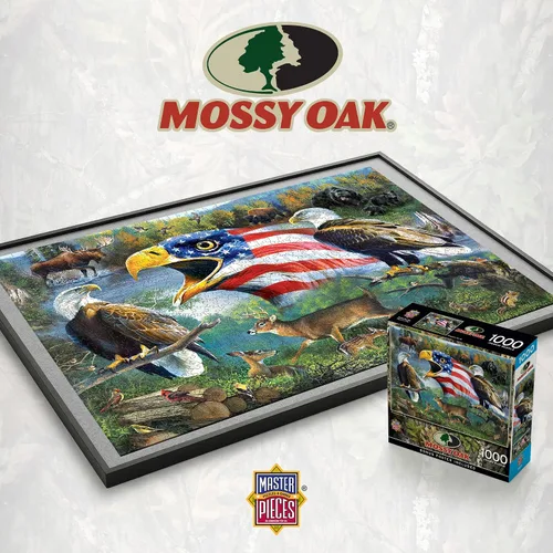 Vista 6 de MasterPieces Mossy Oak - Freedom for All - Rompecabezas de 1000 piezas