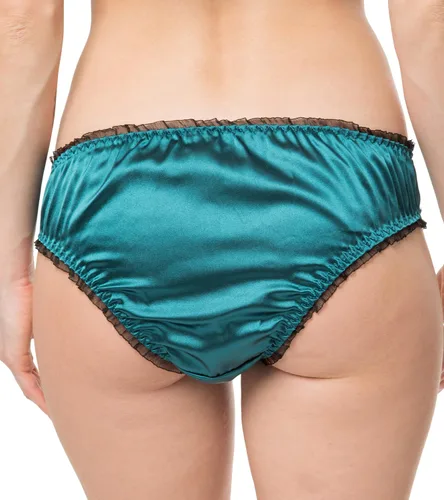 Vista 3 de Satini Tanga Bikini - Bragas de satén para mujer