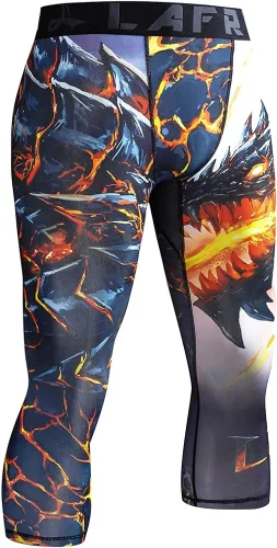 Vista 3 de LAFROI Leggings de compresión 34 para hombre con Pcoketsin bolsillo-YSK10