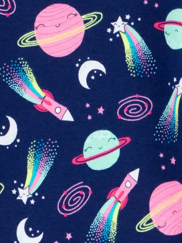 Vista 3 de Simple Joys by Carter's Pijama de algodón sin pies de ajuste cómodo para niños (3 unidades)
