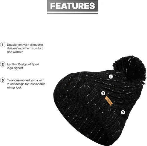 Vista 2 de adidas Twilight 3 Ballie Pom Beanie para mujer