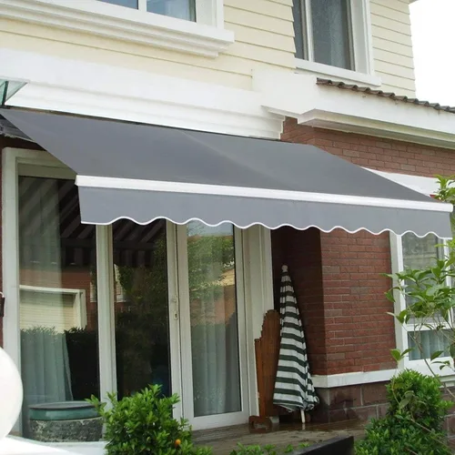 Vista 2 de DAZULI Repuesto de tela retráctil para toldo, toldo para exteriores, protección UV, impermeable, 100% poliéster, refugio para patio, terraza, balcón