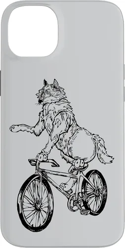 Vista 15 de Wolf Cycling Bicycle Funny Animal Cyclist Biking Bike Case for iPhone 17