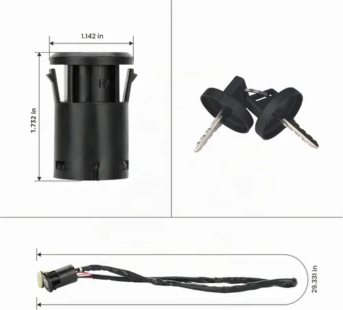 Vista 2 de MaySpare Interruptor de llave de encendido para Honda ATV TRX420 TRX 350
