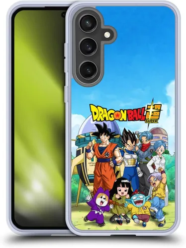 Vista 303 de Head Case Designs Funda de gel con licencia oficial de Dragon Ball Super Group Future Trunks Arc Characters [protección de grado militar] compatible