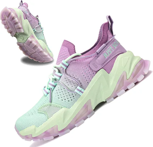 Vista 7 de Yelang Zapatos para caminar para mujer, tenis, enfermería, trabajo, viajes, al aire libre, zapatos deportivos casuales