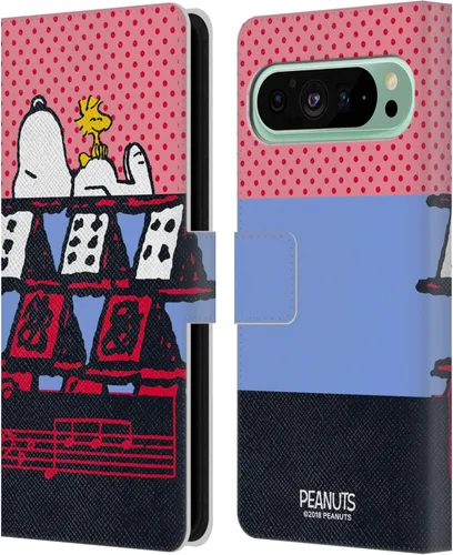 Vista 61 de Head Case Designs Officially Licensed Peanuts Charlie & Woodstock Nap Halfs and Laughs Leather Wallet Case Compatible with Google Pixel 8