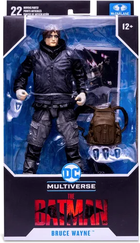 Vista 2 de Figuras 7IN de la película de DC The Batman - Batman Drifter desenmascarado