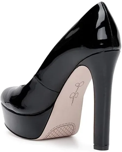 Vista 4 de Jessica Simpson Nellah Suede Slip On Almendra Toe Platfrom talón de las mujeres