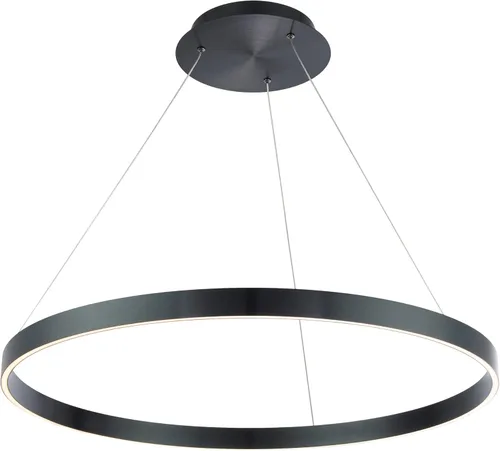 Vista 6 de WAC Lighting dweLED, colgante LED Sirius 18in 3000K en negro