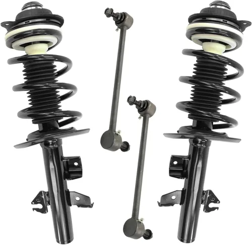 Vista 85 de Detroit Axle - 4 barras estabilizadoras de puntales delanteros para Kia Forte Koup 10-13 12-13 Forte5, puntales y barras estabilizadoras de resorte