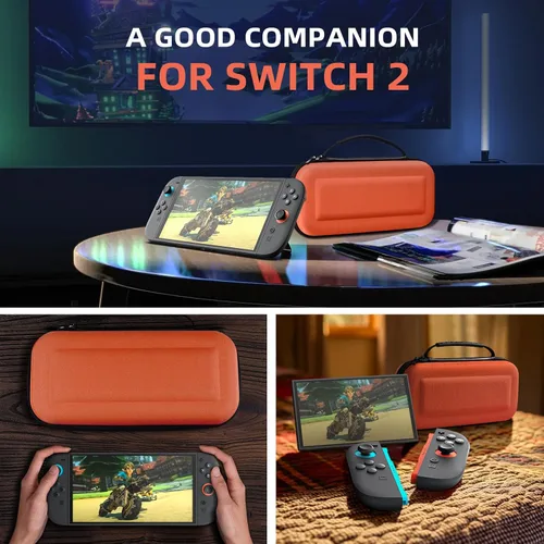 Vista 26 de TiMOVO Carrying Case for Nintendo Switch 2 (2025), Large Capacity Protective Hard Shell Portable Travel Case Pouch for Switch 2, with 10 Game Card
