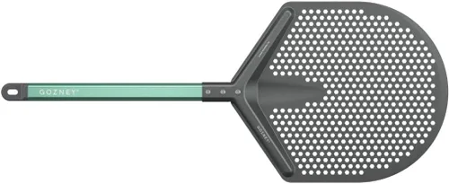 Vista 2 de Gozney Pro Cuchillo de colocación para pizzas de 12" para hornos de pizza Arc y Dome, diseño 100% de aluminio, cuchilla completamente perforada