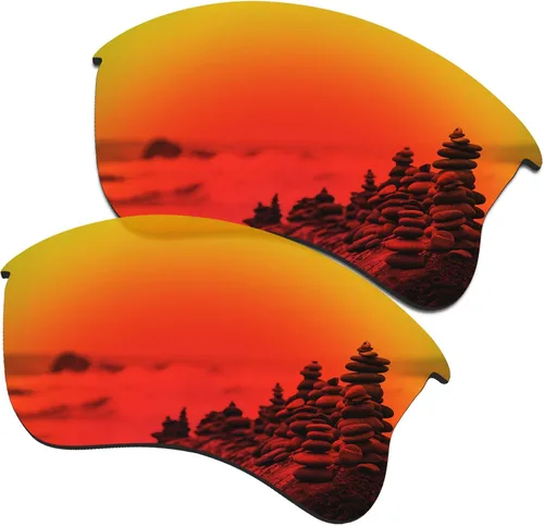 Vista 5 de SmartVLT Juego de 6 lentes de repuesto para hombre Oakley Flak Jacket XLJ OO9009 Sunglass Combo Pack S02
