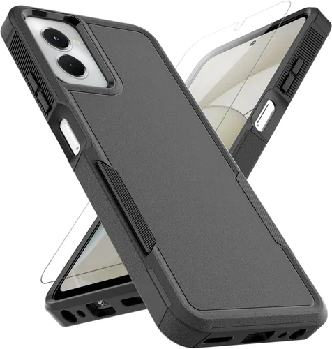 Vista 22 de Funda para Moto G 5G 2023 / Moto G Power 5G 2023: funda protectora de doble capa de servicio pesado resistente para teléfono celular a prueba
