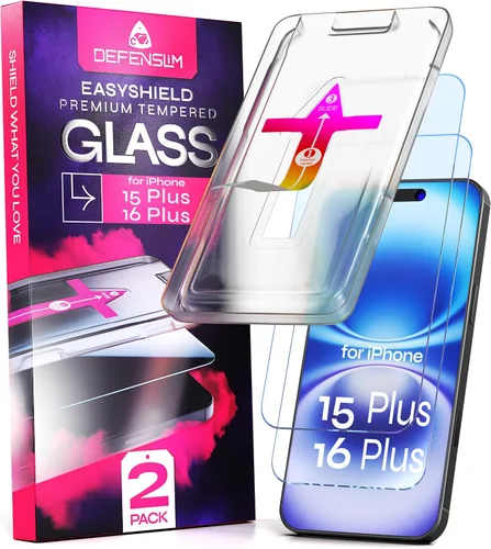 Vista 25 de Defenslim Protector de pantalla para iPhone XS Max (paquete de 2), kit de instalación de fácil alineación automática, vidrio templado de 6.5