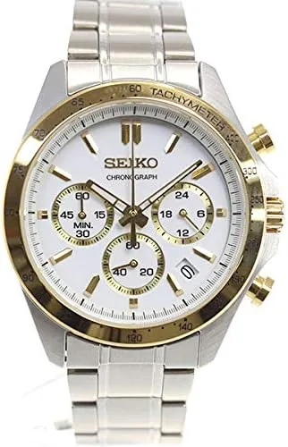 Vista 7 de SEIKO SBTR024 Spirit Reloj cronógrafo de cuarzo enviado desde Japón, Blanco