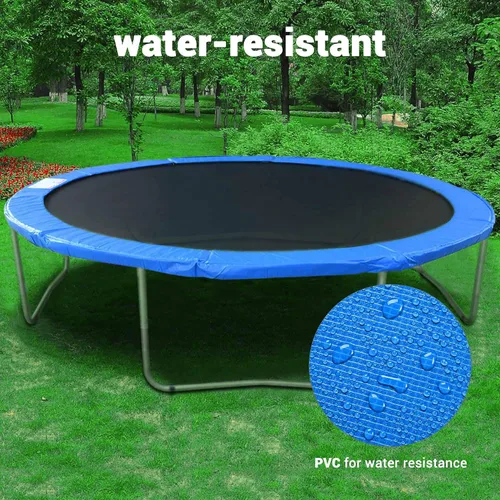 Vista 3 de AW 12/13/14/15FT cubierta de resorte de repuesto para trampolín almohadilla de seguridad accesorios para trampolín, resistente a los rayos UV, Verde