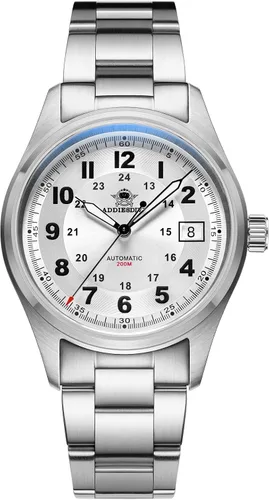 Vista 15 de ADDIESDIVE Relojes automáticos para hombre, acero inoxidable, NH35A, movimiento buceador, 200 M, esfera luminiscente, reloj de vestir analógico