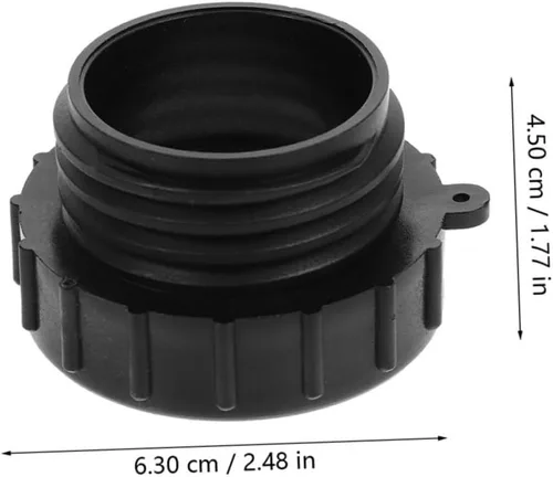 Vista 2 de Juego de 2 adaptadores de asas de conexión rápida, conectores de manguera roscados para accesorios de válvula de asas estándar de 2 pulgadas