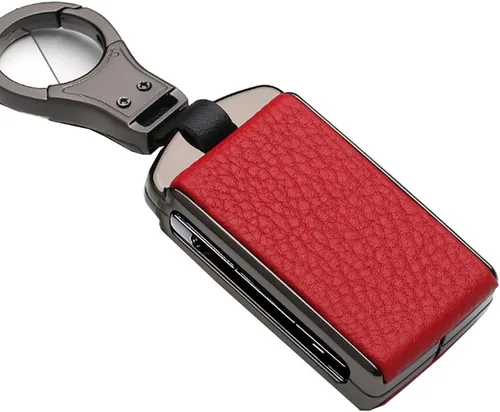 Vista 10 de ontto Funda de piel para llave de metal sin llave, para Volvo XC90 XC70 S60 S80 T5 T6