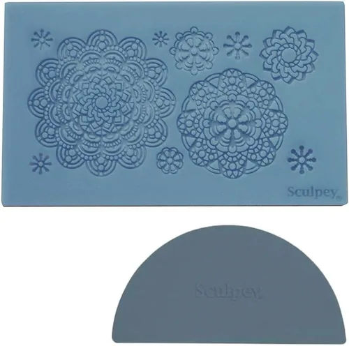 Vista 3 de Sculpey APM49 Molde líquido Mandala de silicona