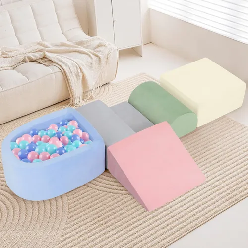 Vista 8 de Bloques de escalada de espuma Whiffee para niños pequeños, juguetes de escalada para niños pequeños en interiores, bloques de escalada para niños