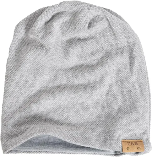 Vista 18 de FORBUSITE Gorro de punto largo holgado para hombre para verano e invierno, de gran