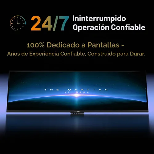 Vista 7 de INNOCN Monitor de 49" WFHD 1080P 144Hz pantalla plana dividida