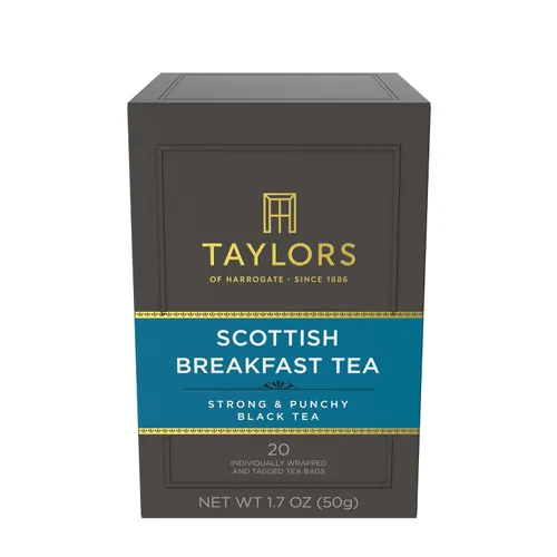 Vista 10 de Taylors of Harrogate Classic Chai, té negro, bolsas envueltas individualmente, 20 unidades (paquete de 1), especiado, aromático y cálido