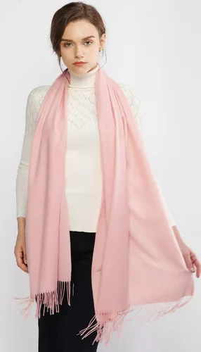 Vista 3 de RIIQIICHY - Bufanda y chal tipo pashmina para mujer, accesorio para vestido de noche, dama de honor, boda, novia, bufandas largas, grandes y cálidas