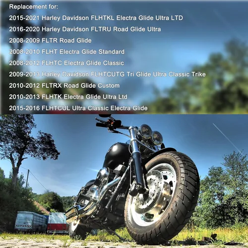 Vista 4 de Pastillas de freno sintético delanteras y traseras de repuesto para HARLEY Road Glide 2008-2022/Street Glide 2008-2022/Road King 2008-2022/Ultra