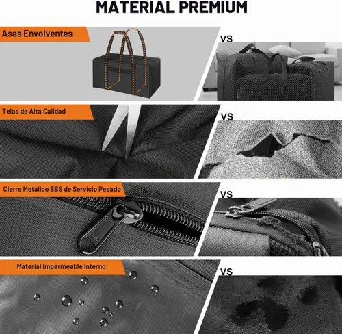 Vista 8 de COOLBEBE Bolsa de viaje de 24 x 12 x 12 pulgadas, 53 L de tamaño mediano