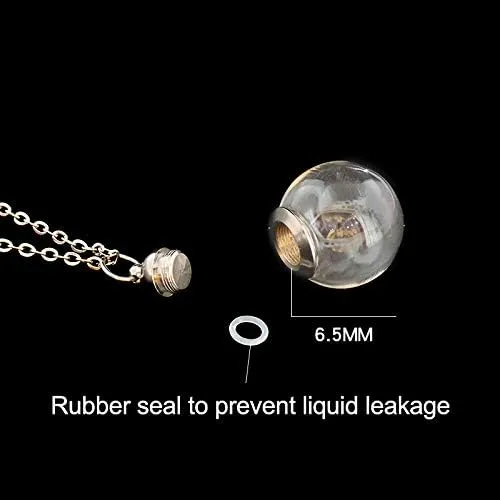 Vista 2 de Minyose - Locket de cristal rellenable hueco, 2