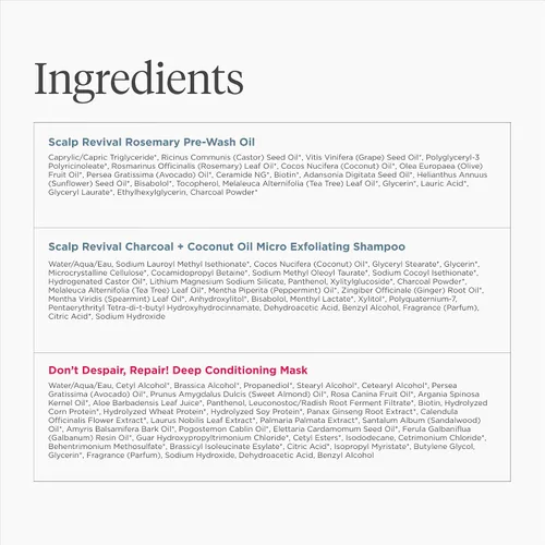 Vista 10 de Briogeo Healthy Hair Delights - Kit de regalo de reparación de cabello limpio para todo tipo de cabello, máscara de acondicionamiento profundo