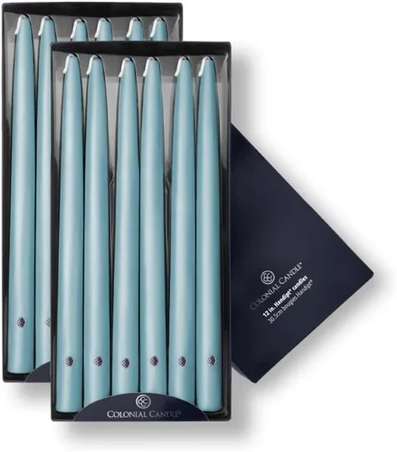 Vista 66 de Colonial Candle Handipt Collection - Vela cónica sin perfume, color blanco, 6 pulgadas, paquete de 12, hasta 4 horas de combustión
