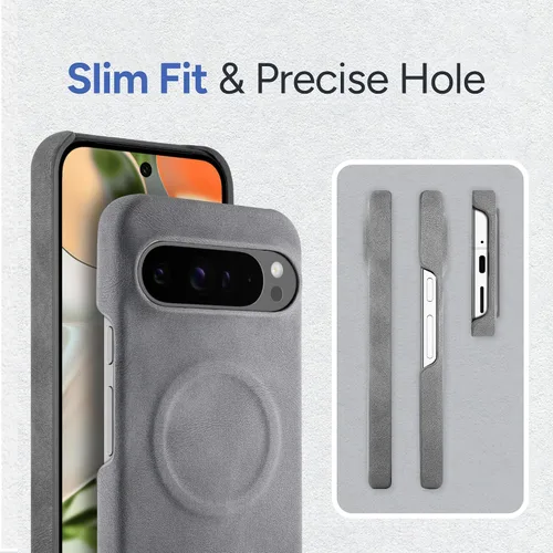 Vista 4 de Funda de teléfono para Google Pixel 9 Pro XL, [compatible con Magsafe] funda magnética protectora a prueba de golpes, soporte delgado y ligero