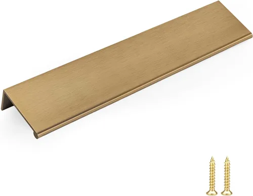 Vista 25 de Goldenwarm - Paquete de 10 tiradores negros de 2-1/2 pulgadas con borde de dedo, tiradores para cajones de cocina, color negro mate, manijas