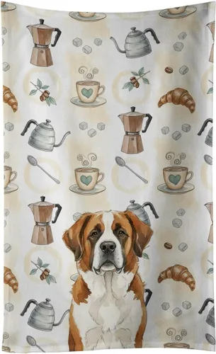 Vista 46 de Caroline's Treasures Afghan Hound - Toalla de cocina para barra de café, terciopelo frontal y lazo de algodón, lavable a máquina Sabueso afgano