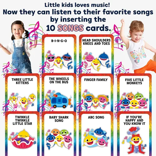 Vista 4 de Tarjetas flash Baby Shark para niños de 2 a 4 años Juguetes sensoriales para niños autistas y autistas no verbales de 2, 3, 4, 5, 6 años, juguetes