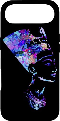 Vista 27 de Funda para iPhone 16 con diseño de reina egipcia Nefertiti