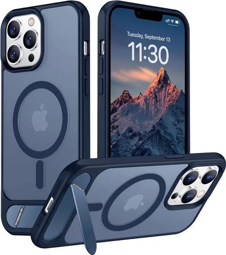 Vista 181 de Funda para iPhone 11 con compatibilidad magnética, [Soporte invisible incorporado][Compatible con MagSafe]