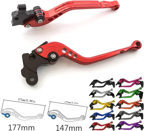 Vista 5 de Palancas de embrague de freno de motocicleta ajustables para Yamaha XT600 XT 600 E/X/K/R/S XTZ125 XTZ750 XTZ660 Tenere XTZ 600 750 Palanca