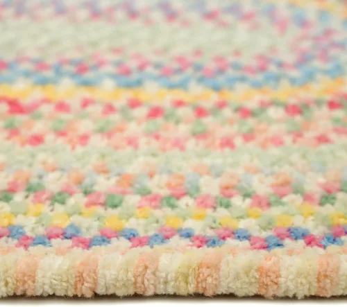 Vista 4 de Capel Rugs Baby's Breath - Alfombra ovalada trenzada (2 x 3 pulgadas), color natural
