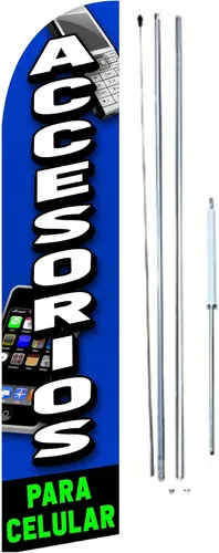 Vista 6 de OnPoint Wares Accesorios Para Celular Banderas - Paquete de 2 (accesorios no incluidos) S