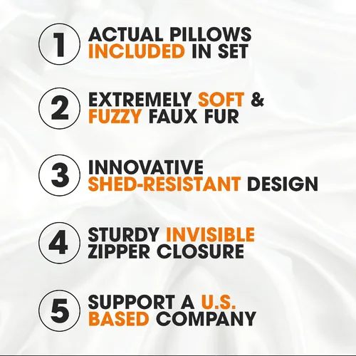 Vista 2 de Cheer Collection Almohadas Decorativas de Piel Sintética - Almohadas Decorativas para Sofá, Almohadas Decorativas para Cama, Almohadas de Acento