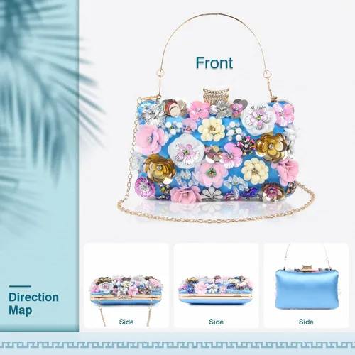 Vista 2 de Lanpet Bolso de hombro con correa de cadena para mujer