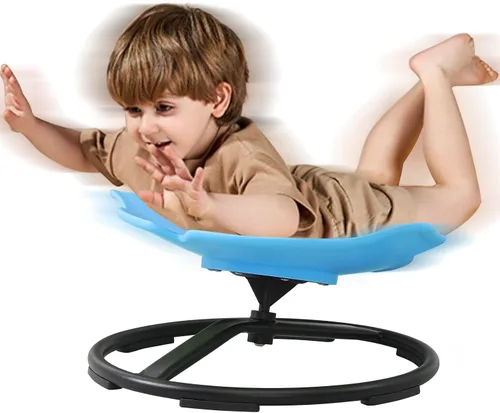 Vista 12 de Silla giratoria sensorial para niños autistas, juguete para sentarse y girar a partir de 3 años