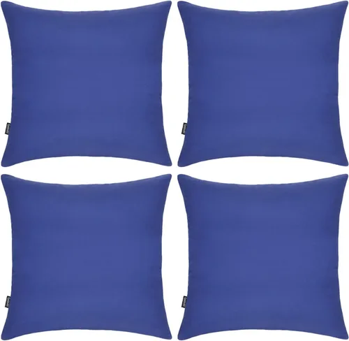 Vista 30 de Coddsmz Paquete de 4 fundas decorativas de 100% algodón para cojín cuadrado, funda de almohada de color liso para bricolaje, para sofá y dormitorio