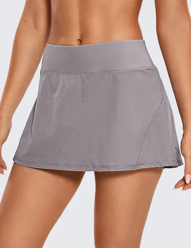 Vista 2 de CRZ YOGA Faldas de tenis plisadas para mujer con bolsillos, cintura alta, atléticas, para golf, faldas para mujer, suaves, transpirables, lindas